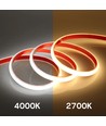 Badeværelses strip, 12W/m 5m vandtæt - 2 meter ledning, 24V, COB LED