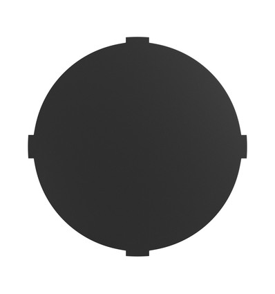 Verto lampe 170x110mm 10W - rund, CCT, 230V, IP65, sort