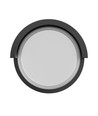 10W Verto Round Edge CCT væglampe, IP65 - 120lm/W, sort, 3-CCT, asymmetrisk lys, udendørs/indendørs