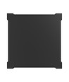 10W Verto Square Cup væglampe, CCT - 1200lm, IP65, sort, firkantet, asymmetrisk lys, inde / ude