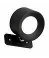Genopladelig væglampe CCT - 4,5W, Mat sort, rund, 360° roterbar, IP20, inkl. lyskilde