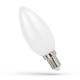 E14 4W LED kertepære - C35, Kultråd, matteret glas