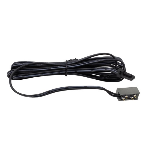 Strømtilslutning til PicoTrack 2 skinne - 12V, Magnetisk, antracit, til akustikpaneler / glasmontre / vinduesbelysning