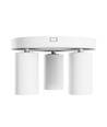 Rund loftlampe med 3 spots, GU10 - Hvid, Ø22cm, IP20 indendørs, uden lyskilde