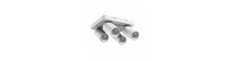 Loftlampe med 2x2 spots, GU10 - Hvid, IP20 indendørs, uden lyskilde