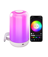 Opladelig RGB+CCT LED bord/natlampe - Bluetooth, Hvid, touch dæmpbar, IP20 indendørs