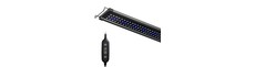 60-80 cm akvarie armatur - 18W LED, hvid/blå, justerbar