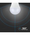 G45 VT-290 pære 6,5W E27 - plast, 6500K
