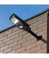 6W Solara LED gadelampe med solceller - 800lm, IP65, 6000K, sort, udendørs