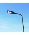 St120 VT LED - plastic solar streetlight 6000K black hus