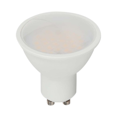 VT-205 spotlys 4,5W GU10 - glat plast, Cree chip, 6500K, 100°, 6 års garanti