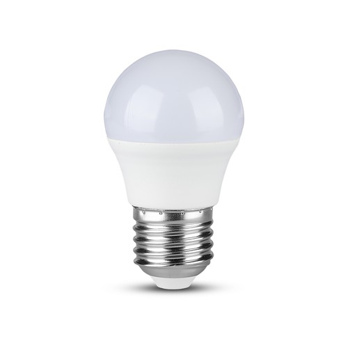 6,5W E27 LED pære - G45, kronepære, 230V