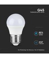 6,5W E27 LED pære - G45, kronepære, 230V