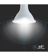 E27 11W LED pære PAR30 - 40° spredning