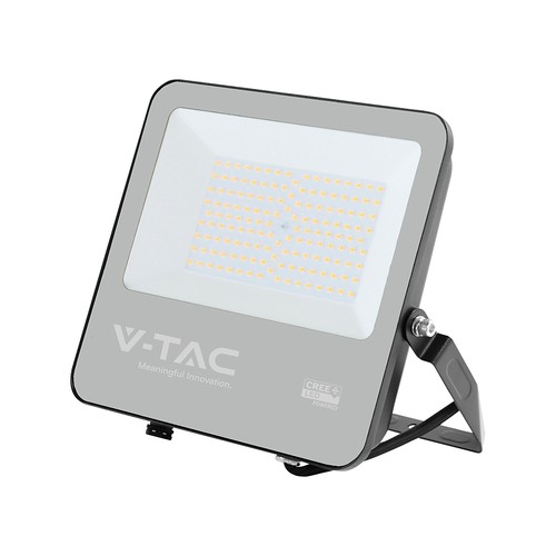 100W LED projektør - 135lm/W, CREE LED chip, IP65, sort, 6 års garanti