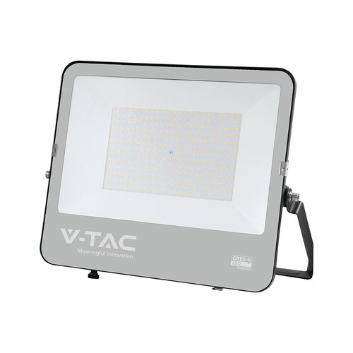 200W LED projektør - 135lm/W, IP65, CREE, 6 års garanti, sort, udendørs