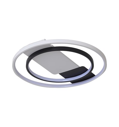 505x50mm VT-7736 loftlampe 36W LED - dekorativ, 3-i-1, hvid + sort, med IR fjernbetjening