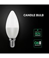 VT-268 LED kertepære 6,5W E14 - Cree chip, 3000K, 6 års garanti