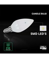 E14 4,5W LED kertepære - C37, 6 års garanti, CREE LED chip