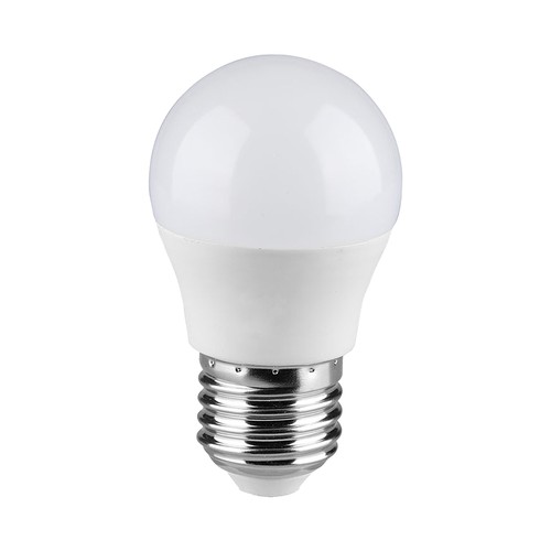G45 VT-290 LED 6,5W E27 - plastpære, Cree chip, 3000K, 6 års garanti