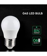G45 VT-290 LED 6,5W E27 - plastpære, Cree chip, 3000K, 6 års garanti