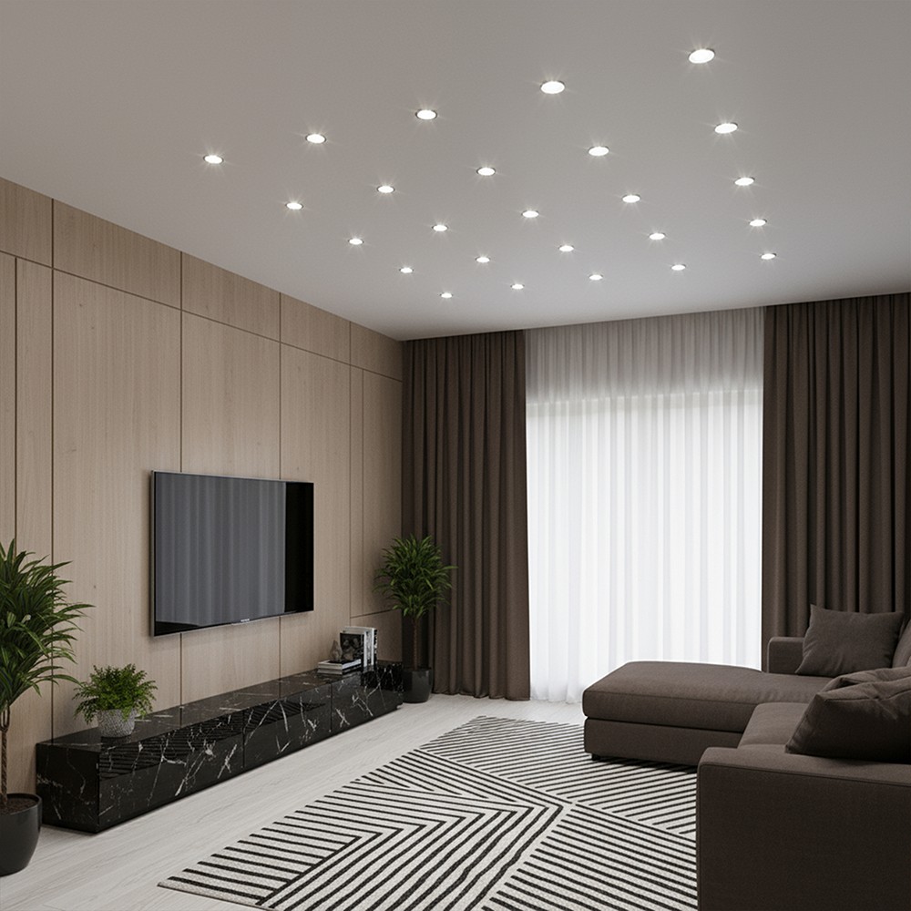GU10 6,5W LED pære - 110 grader, Samsung LED chip, 445lm, Erstat 60W - Kulør : Kold