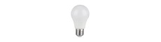 E27 9W LED pære - A60, 806lm, erstatter 60W, hvid plast