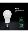 A60 VT-2112 LED 10,5W E27 - plastpære, Cree chip, 3000K, 6 års garanti