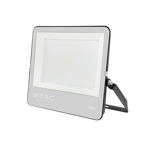 VT-44003 LED projektør 300W - med Cree-chip, 1m kabel, 6500K, sort hus, 135lm/W, 6 års garanti, IP65