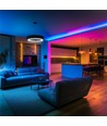 5m RGBIC Neon Flex LED sæt - 5V USB, Bluetooth app, fjernbetjening