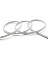 5 m. vandtæt HiCri slim COB strip - 230V, IP67, 296 LED, 10W/m, tape på bagsiden