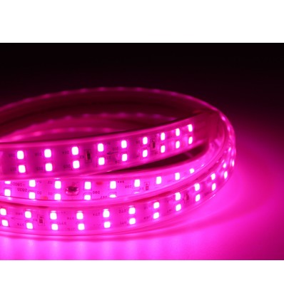 5 m. vandtæt vækst LED strip - Komplet med stik, 230V, IP67, 180 LED, 10W pr. meter
