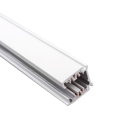 1m 1-fase skinne til skinnespot - Hvid, 32x36x1000mm, IP20 indendørs