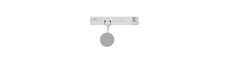10W Bluetooth højttaler til 3-faset skinne - Hvid, Bluetooth 5.4, direkte strøm fra skinne, IP20