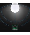 A65 VT-2017 LED 17W e27 - plastpære, Cree chip, 6500K, 200°, 6 års garanti