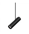 GU10 Teleskopisk loftlampe - Sort, aluminium, 83-117cm