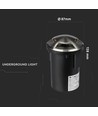 Vt-7678-3 MR16 nedgravningsspotlampe 12V - IP67, tre vinduer