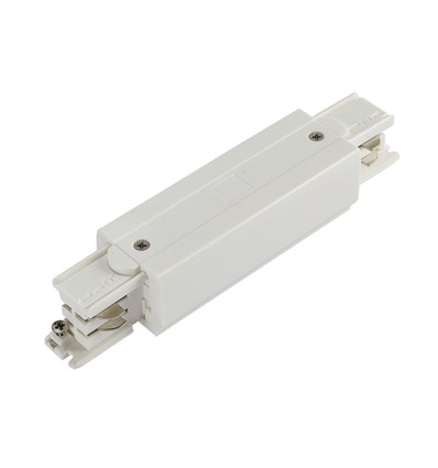 Hvid Betápos toldó til skinnesystem - 32x32x203mm, IP20, 2 års garanti
