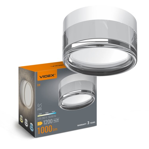 BHD01 LED-armatur 9W - væg- og loftmonteret, 2800/4000K, kold hvid