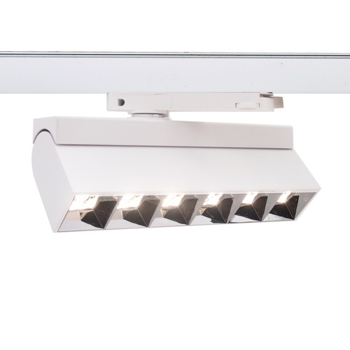 LEDlife justerbar LED lysskinne RA92 - Til 3-faset skinner, 36W, 23,5 cm, hvid