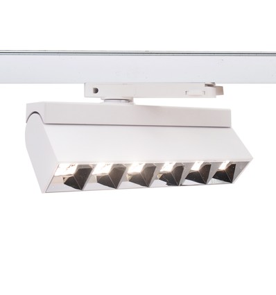 LEDlife justerbar LED lysskinne RA92 - Til 3-faset skinner, 36W, 23,5 cm, hvid