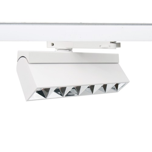 36W 3-faset RA92 LED lysskinne - 23,5 cm, Hvid, Justerbar