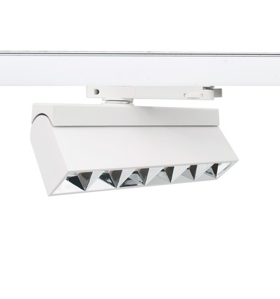 36W 3-faset RA92 LED lysskinne - 23,5 cm, Hvid, Justerbar