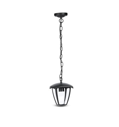 Vt-735 loftlampe E27 - til udendørs brug, sort