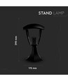 Vt-734 standerlampe E27 - sort