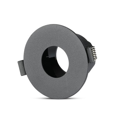 GU10 indbygningsspot - Rund, sort/sort, aluminium, Ø8,3 cm, hul: Ø7,5 cm, uden lyskilde
