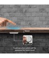 Skjult touch-lysdæmper til LED - Hvid, 12V (72W), 24V (144W), op til 2,5cm tykkelse