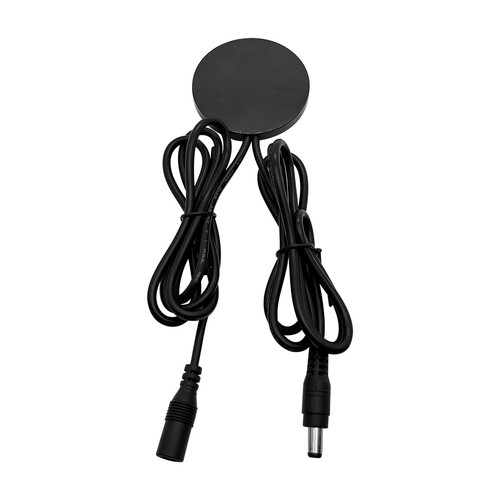 Skjult touch-lysdæmper til LED - Sort, 12V (72W), 24V (144W), op til 2,5cm tykkelse