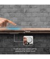 Skjult touch-lysdæmper til LED - Sort, 12V (72W), 24V (144W), op til 2,5cm tykkelse