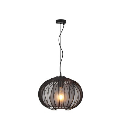 E27 Designer pendellampe - Mat sort, Ø40cm, uden lyskilde